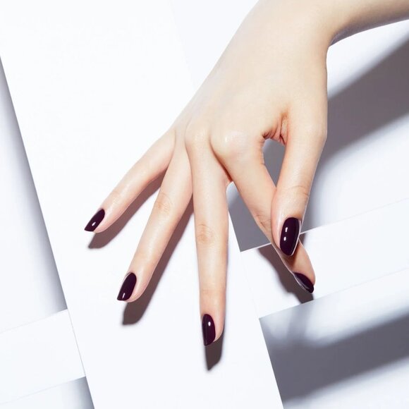 Static Nails - Almond Shaped Sorta Goth Pop-On Reusable Nails NEW - Picture 4 of 9